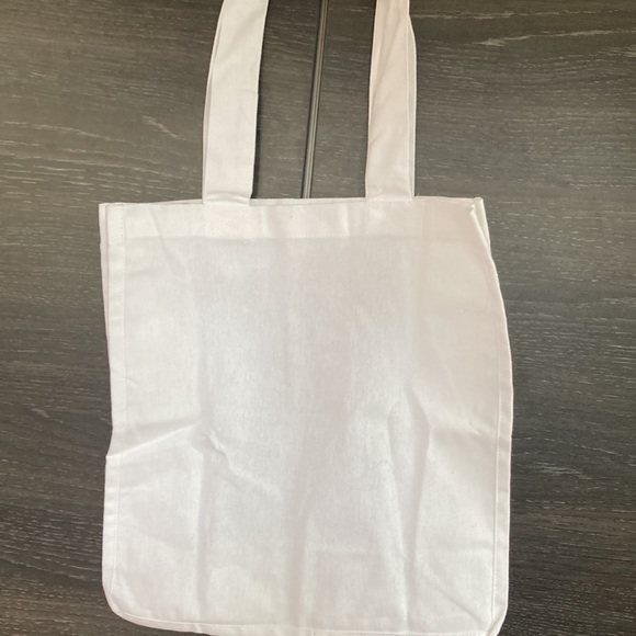 Little Spooky Black Kitten Cotton Hand Painted Shopping Tote Or Potato/Onion bag - Picture 3 of 5